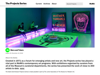 Projects 98: Slavs and Tatars