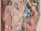 Pablo Picasso. <i>Les Demoiselles d'Avignon</i>. 1907. Oil on canvas, 8' x 7' 8" (243.9 x 233.7 cm). Acquired through the Lillie P. Bliss Bequest. &copy; 2005 Estate of Pablo Picasso/Artists Rights Society (ARS), New York