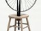 Marcel Duchamp. <i>Bicycle Wheel</i>. 1951. Third version after lost original of 1913. Assemblage: metal wheel, 25 1/2" (63.8 cm) diameter, mounted on painted wood stool, 23 3/4" (60.2 cm) high. Overall: 50 1/2" x 25 1/2 x 16 5/8" (128.3 x 63.8 x 42 cm). The Museum of Modern Art, N.Y. The Sidney and Harriet Janis Collection. Photo &copy; 1999 The Museum of Modern Art, N.Y.