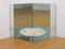 Robert Smithson. (American, 1938-1973). Corner Mirror with Coral. 1969.