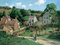 Camille Pisarro. L'Hermitage at Pontoise. c. 1867
Paul Cézanne. Mill on the Couleuvre near Pontoise. c. 1881