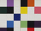 Ellsworth Kelly. <i>Colors for a Large Wall</i>. (1951). Oil on canvas. Sixty-four wood panels, overall: 7' 10 1/2" x 7' 10 1/2" (240 x 240 cm). The Museum of Modern Art, New York. Gift of the artist &copy; 2008 Ellsworth Kelly