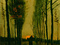 Vincent van Gogh. Lane of Poplars at Sunset. 1884