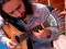 Pedro da Silva playing Portuguese guitar. Photo by Chris Marolf