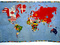 Alighiero Boetti (Italian, 1940-1994). Mappa (Map). 1971-72