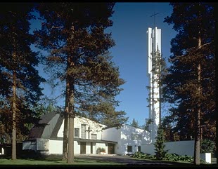 Church of the Three Crosses, View from Southwest