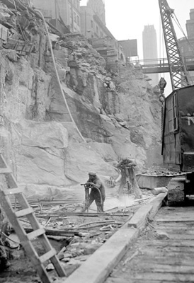 Construction of Rockefeller Center