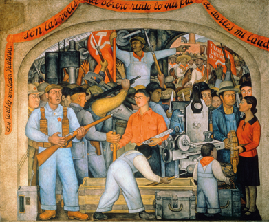 Intro panel from the Corrido de la revolución…