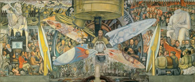 Mural in Palacio de Bellas Artes