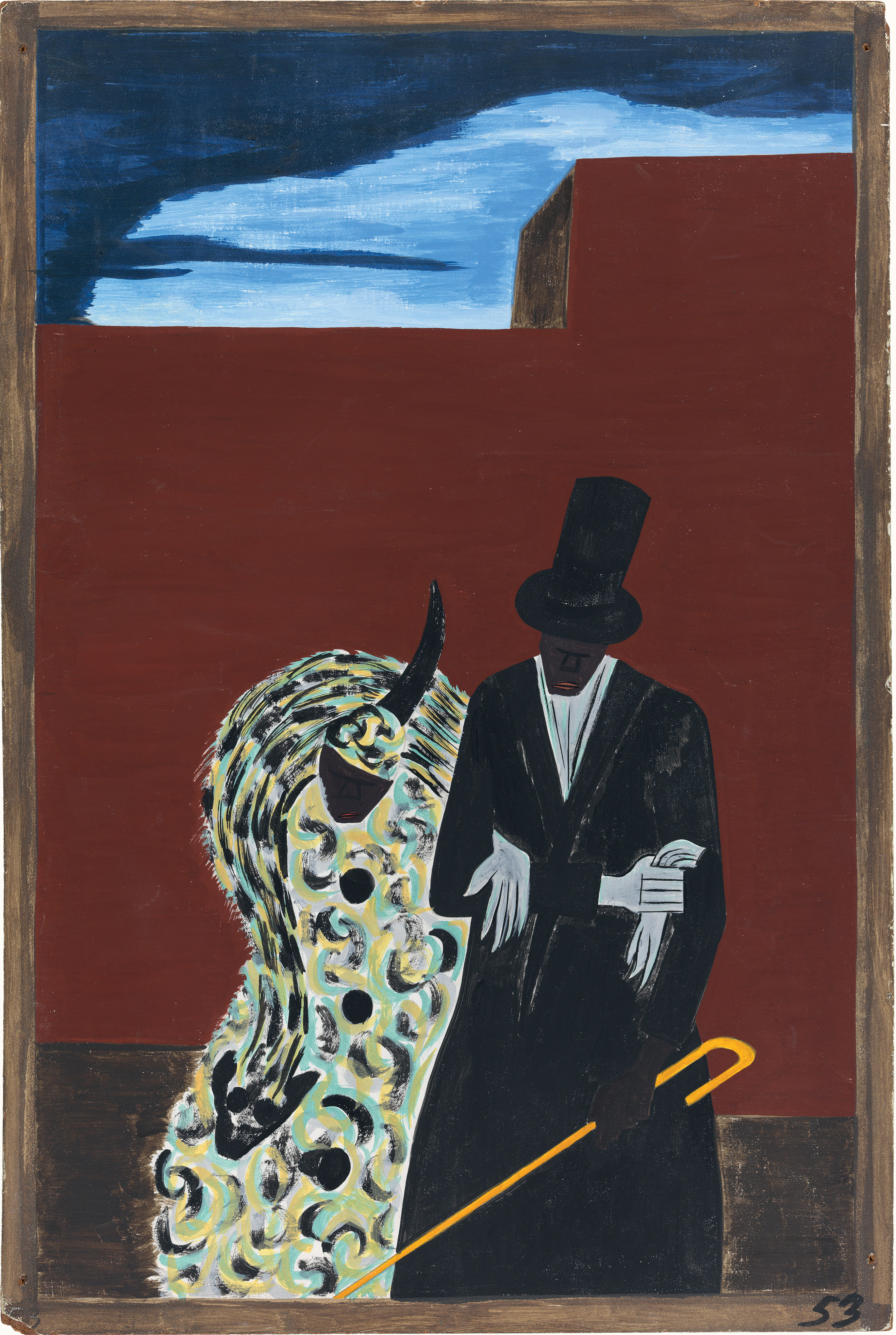 Jacob Lawrence ジェイコブ ローレンス アートプリント MOMA Jacob Lawrence. One of the largest race riots occurred in