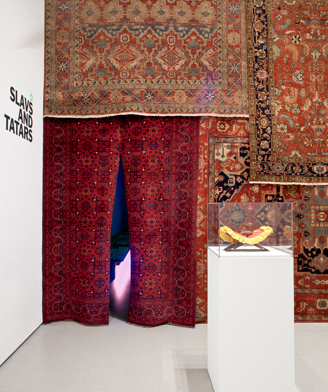 Installation view Installation view of Projects 98: Slavs and Tatars