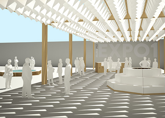 EXPO 1 PAVILION, Moorhead & Moorhead