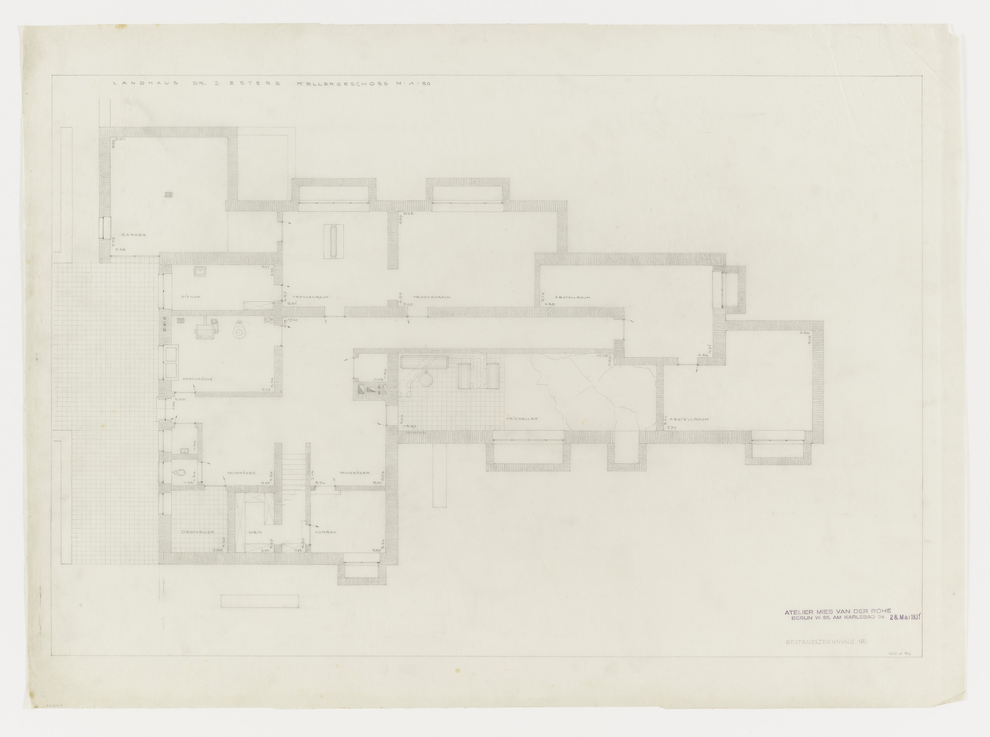Ludwig Mies Van Der Rohe Josef Esters House Krefeld Germany