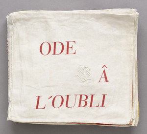 Ode à l'Oubli, cover