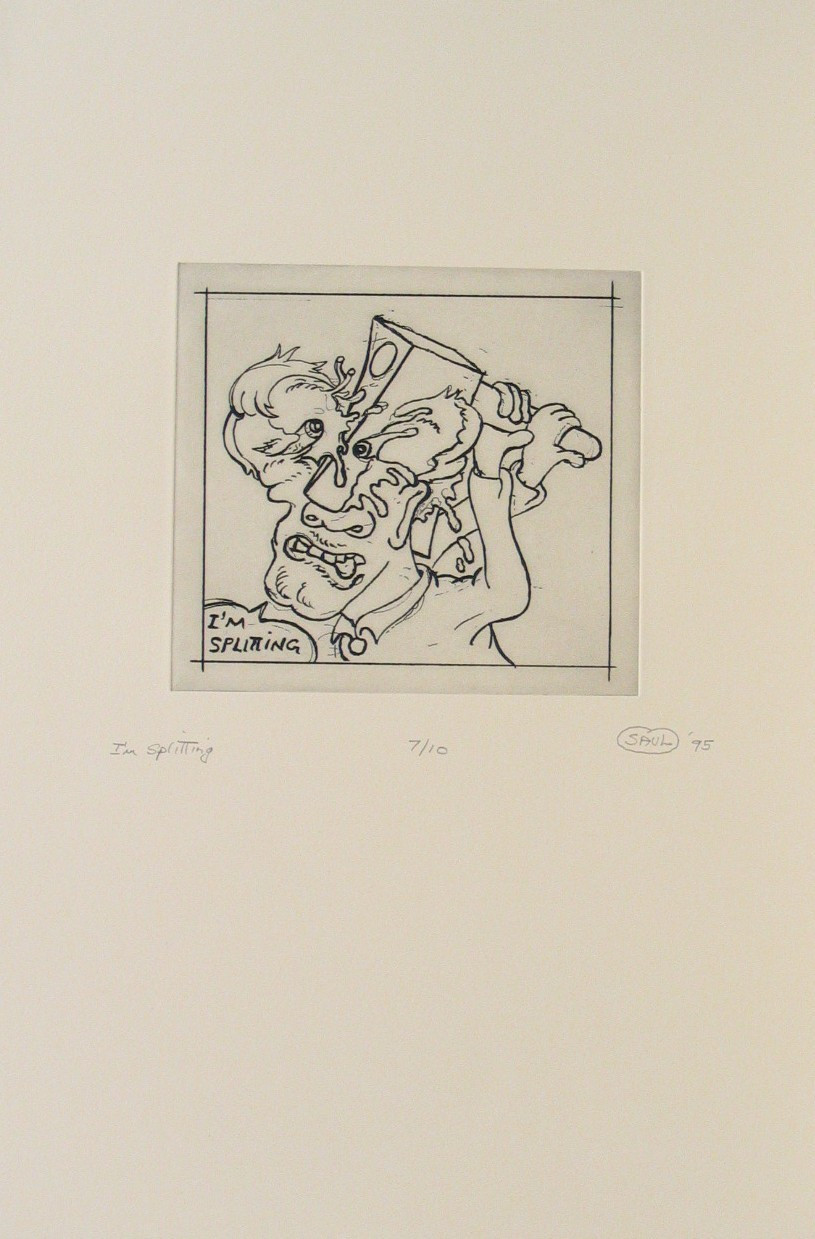 Peter Saul. I&#39;m Splitting. 1995