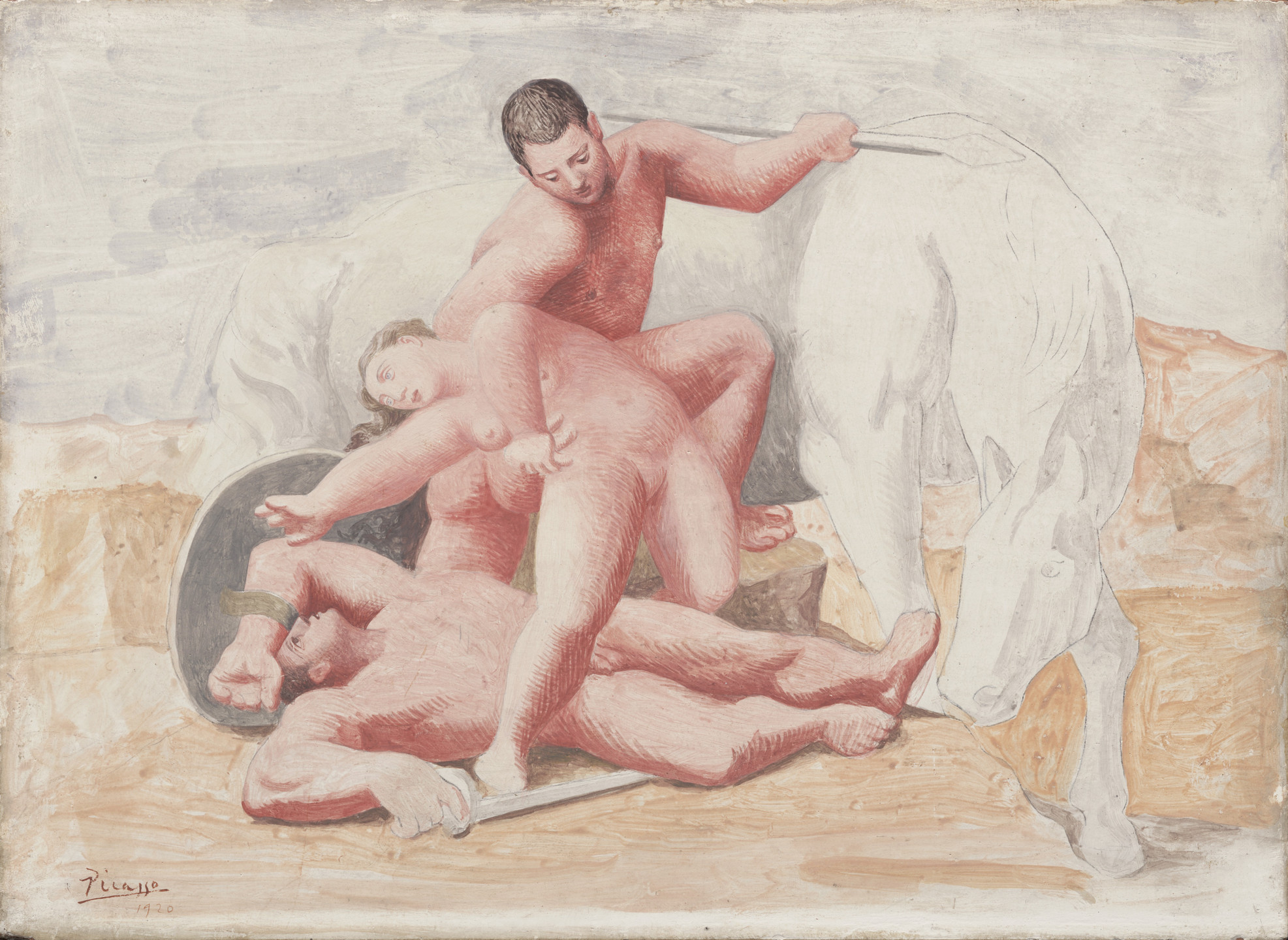 Pablo Picasso. The Rape. Juan-les-Pins, 1920