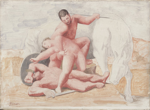 Pablo Picasso. The Rape. Juan-les-Pins, 1920