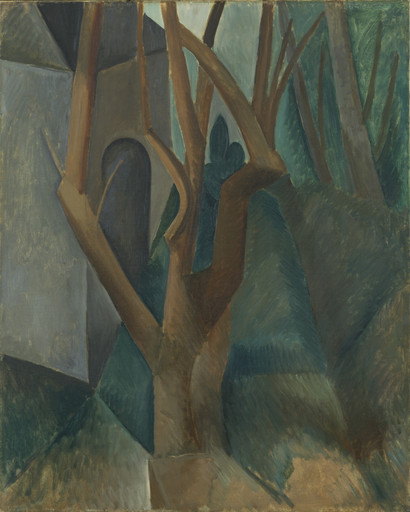 Pablo Picasso. Landscape. La Rue des Bois or Paris, August or September 1908