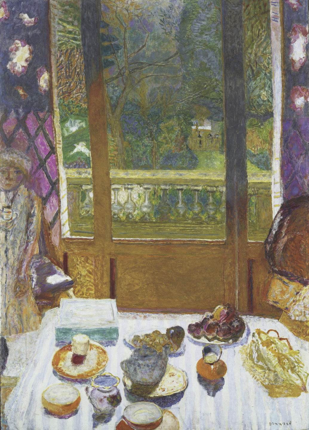 Pierre Bonnard. Dining Room Overlooking the Garden (The Breakfast Room). 1930-31