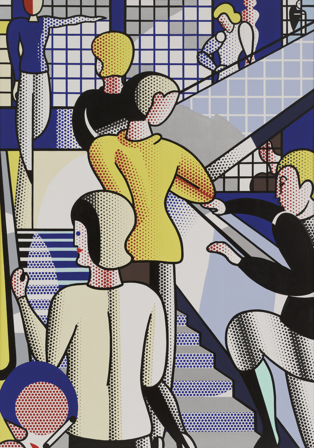 Roy Lichtenstein. Bauhaus Stairway. 1988