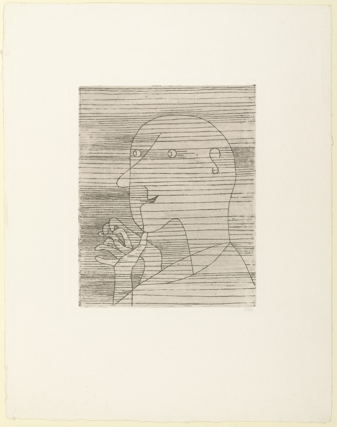 Paul Klee. Old Man Figuring (Rechnender Greis). 1929