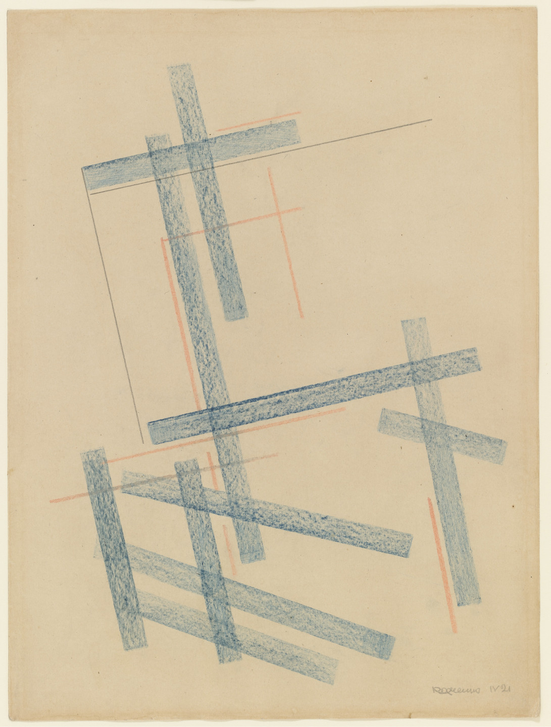Aleksandr Rodchenko. Line Construction. 1921