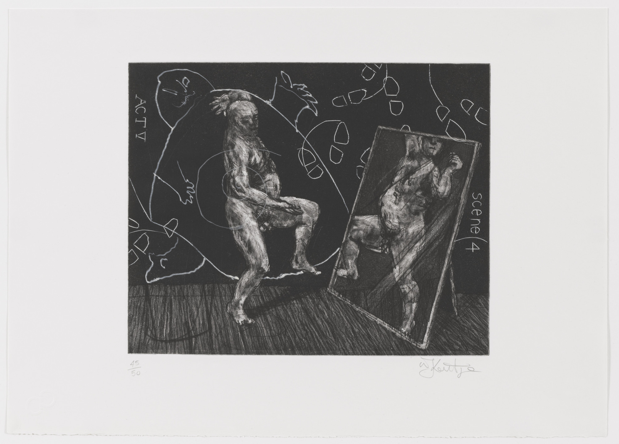 William Kentridge. Act V Scene 4 from Ubu Tells the Truth. 1996–97