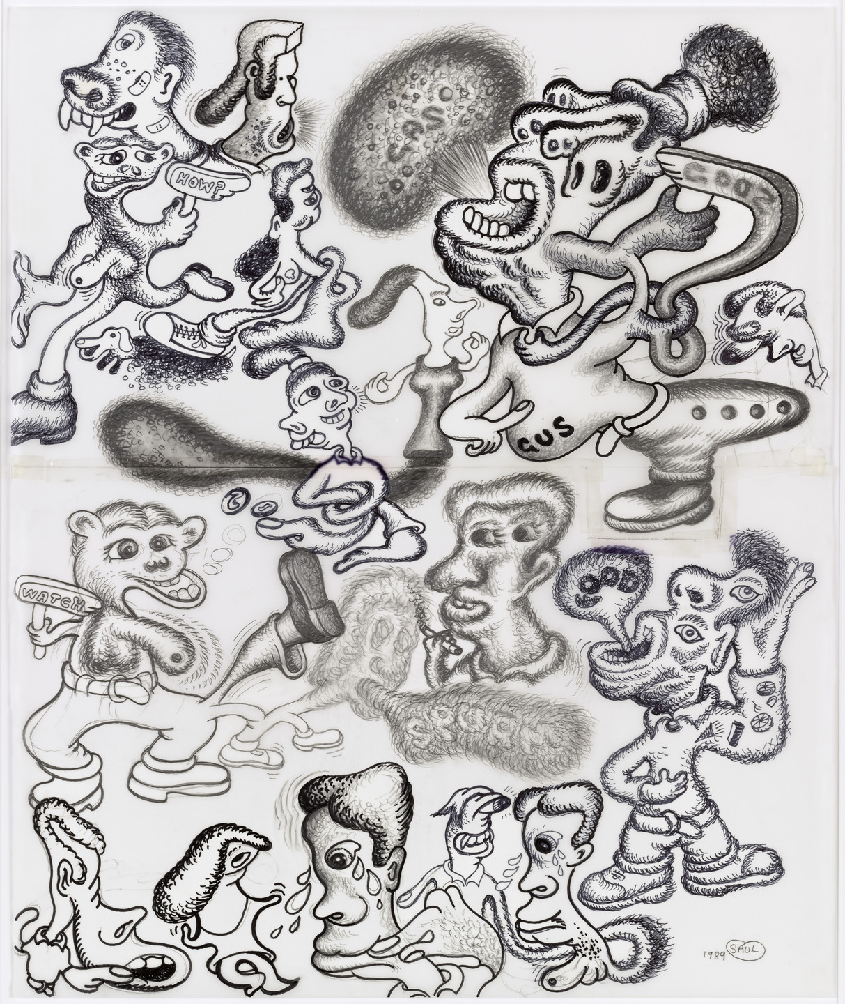 Peter Saul. Untitled. 1989