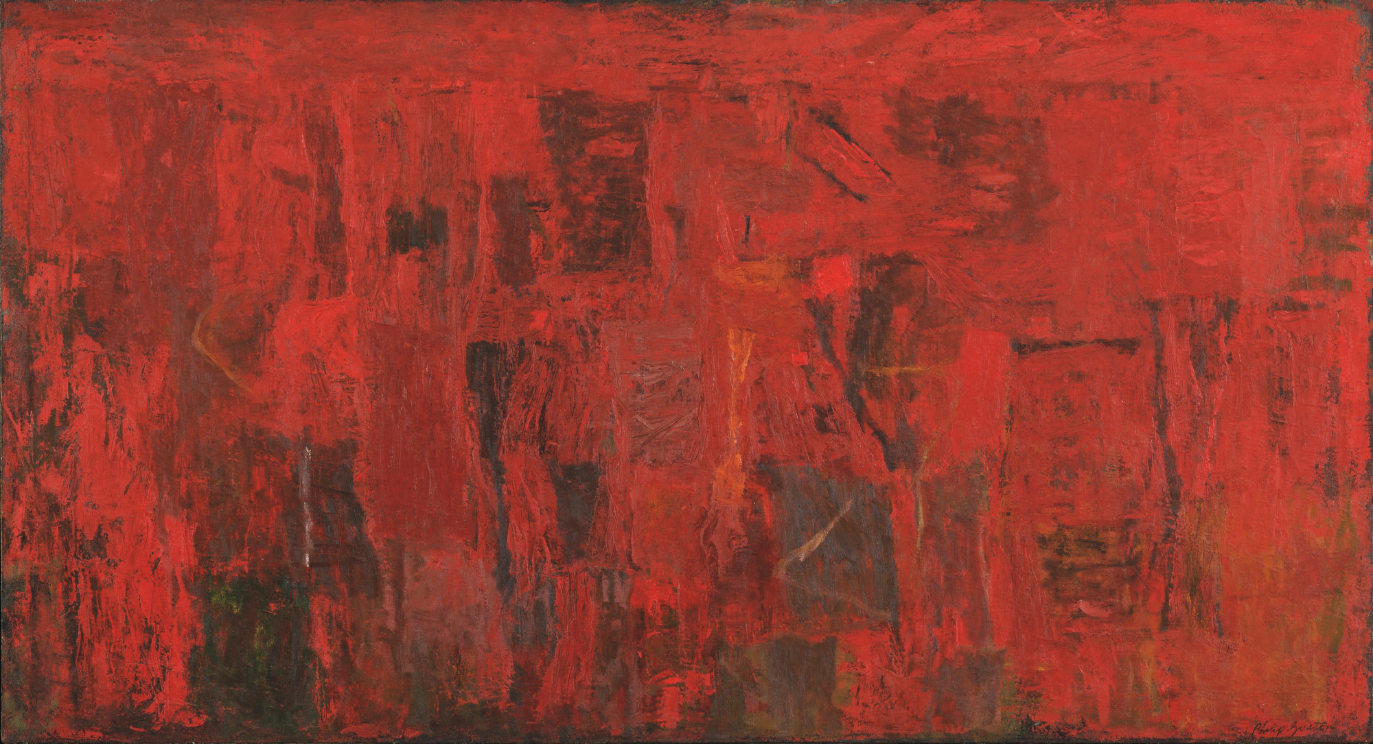 philip guston red painting