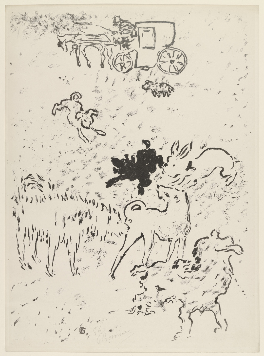 Pierre Bonnard. Dogs (Les chiens). 1893