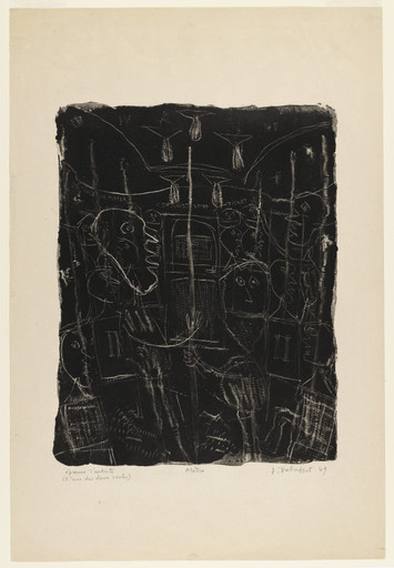 Jean Dubuffet. Subway (Métro). 1949