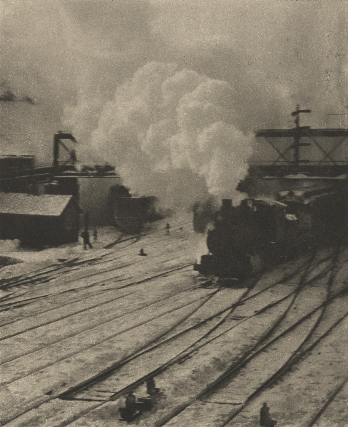 Alfred Stieglitz. Snapshot - In the New York Central Yards. 1903