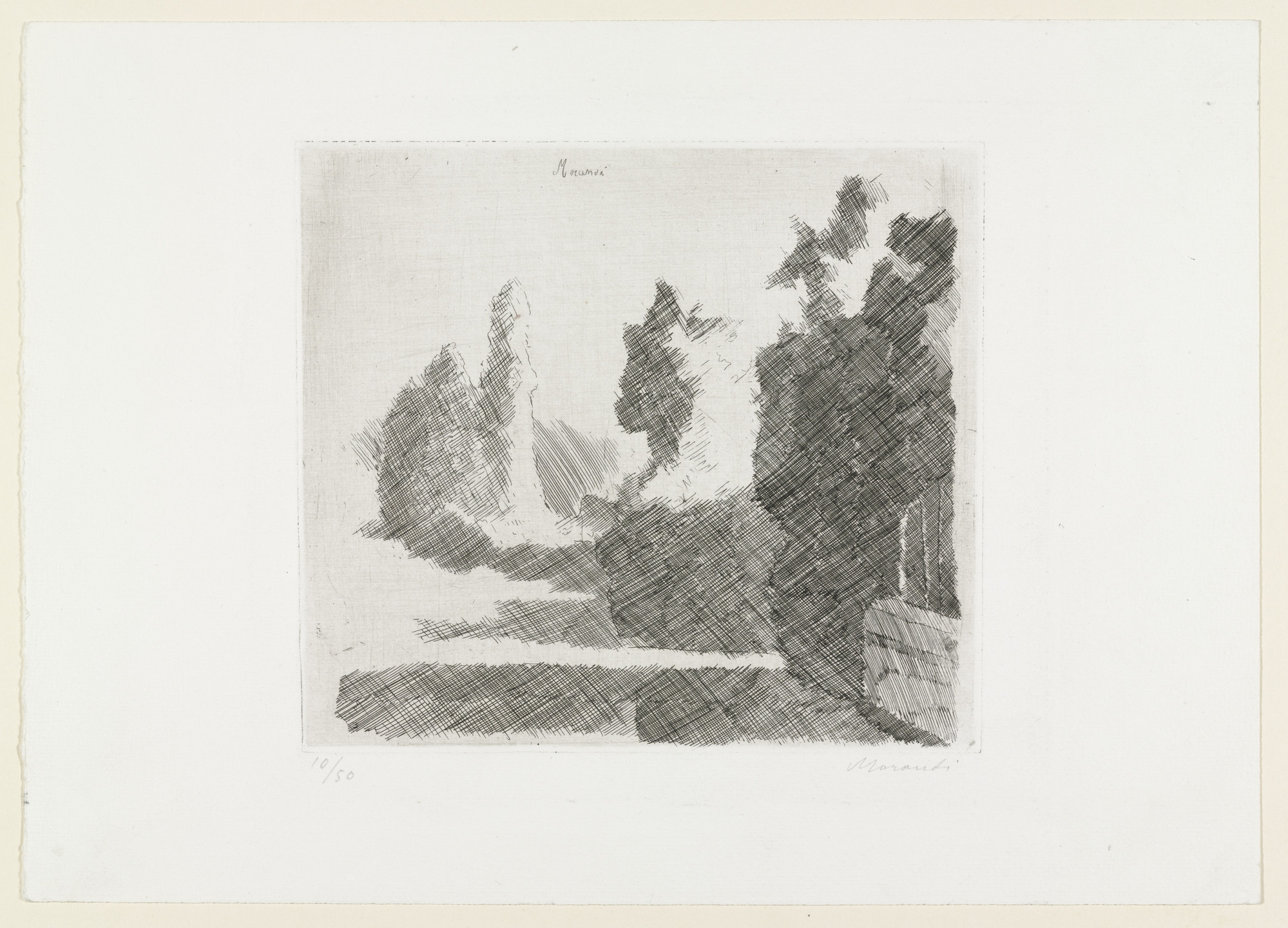 Giorgio Morandi. Landscape. (c. 1930)