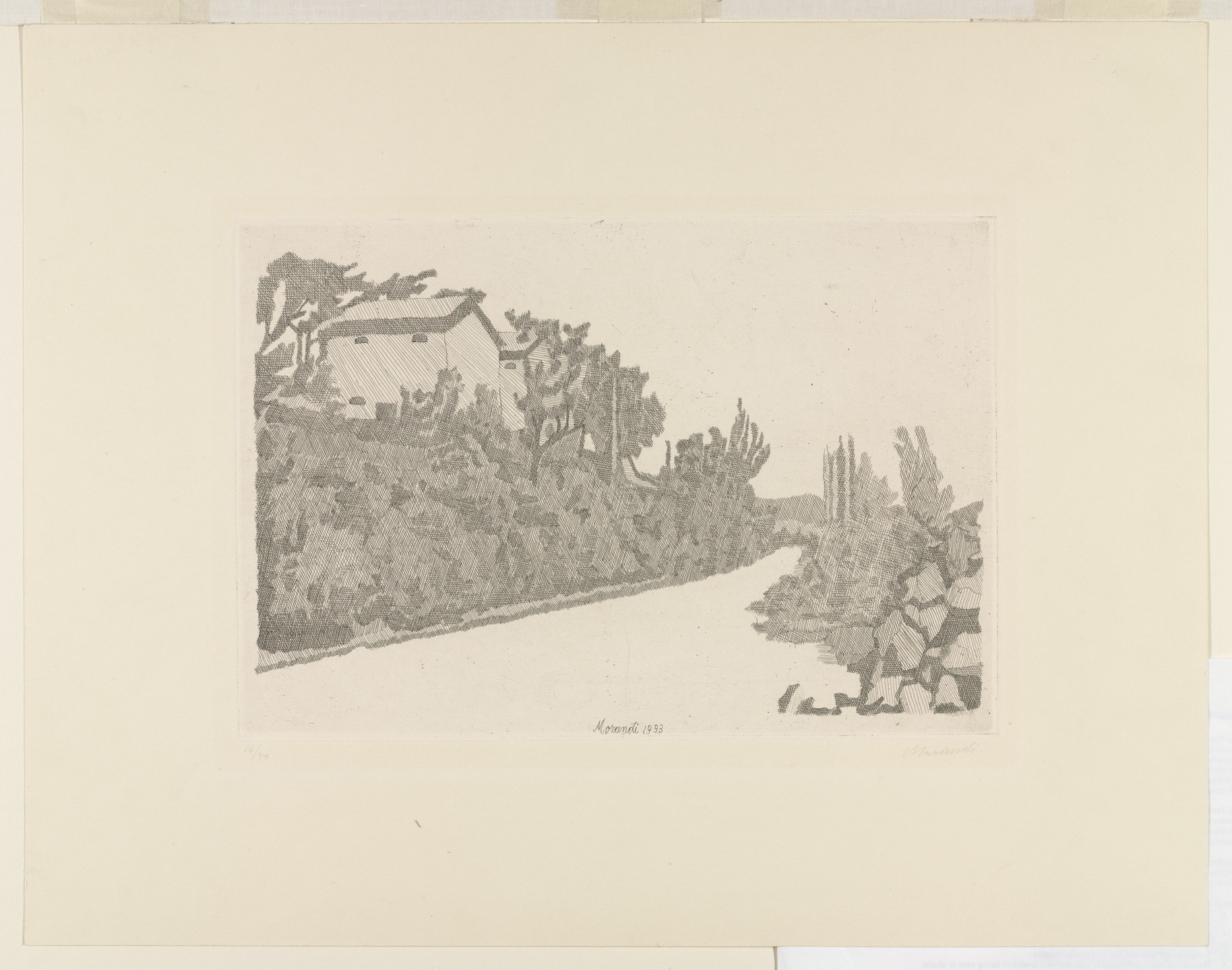 Giorgio Morandi. Landscape. (1933)
