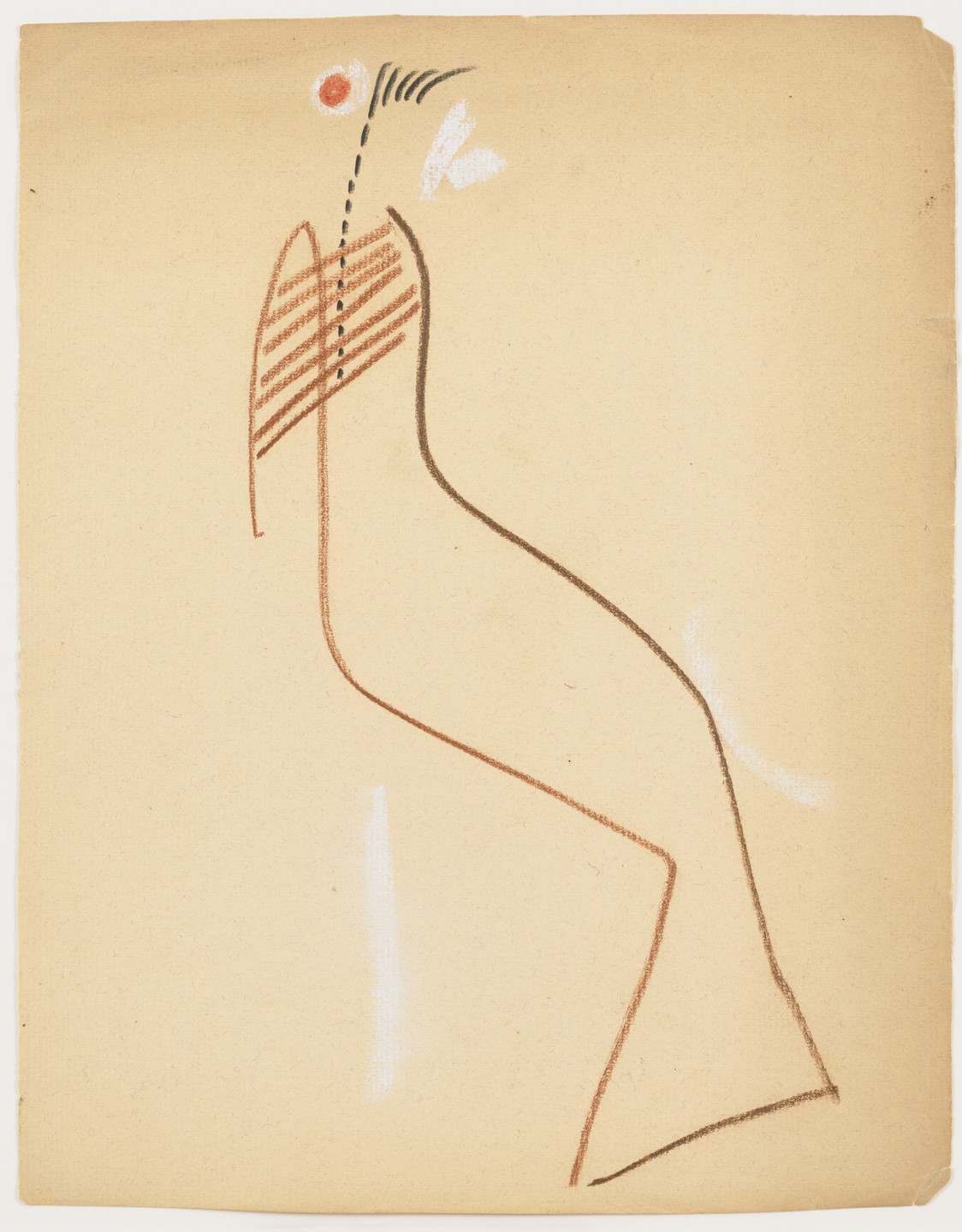 Georges Bataille. Untitled drawing for Soleil vitré. c. 1925