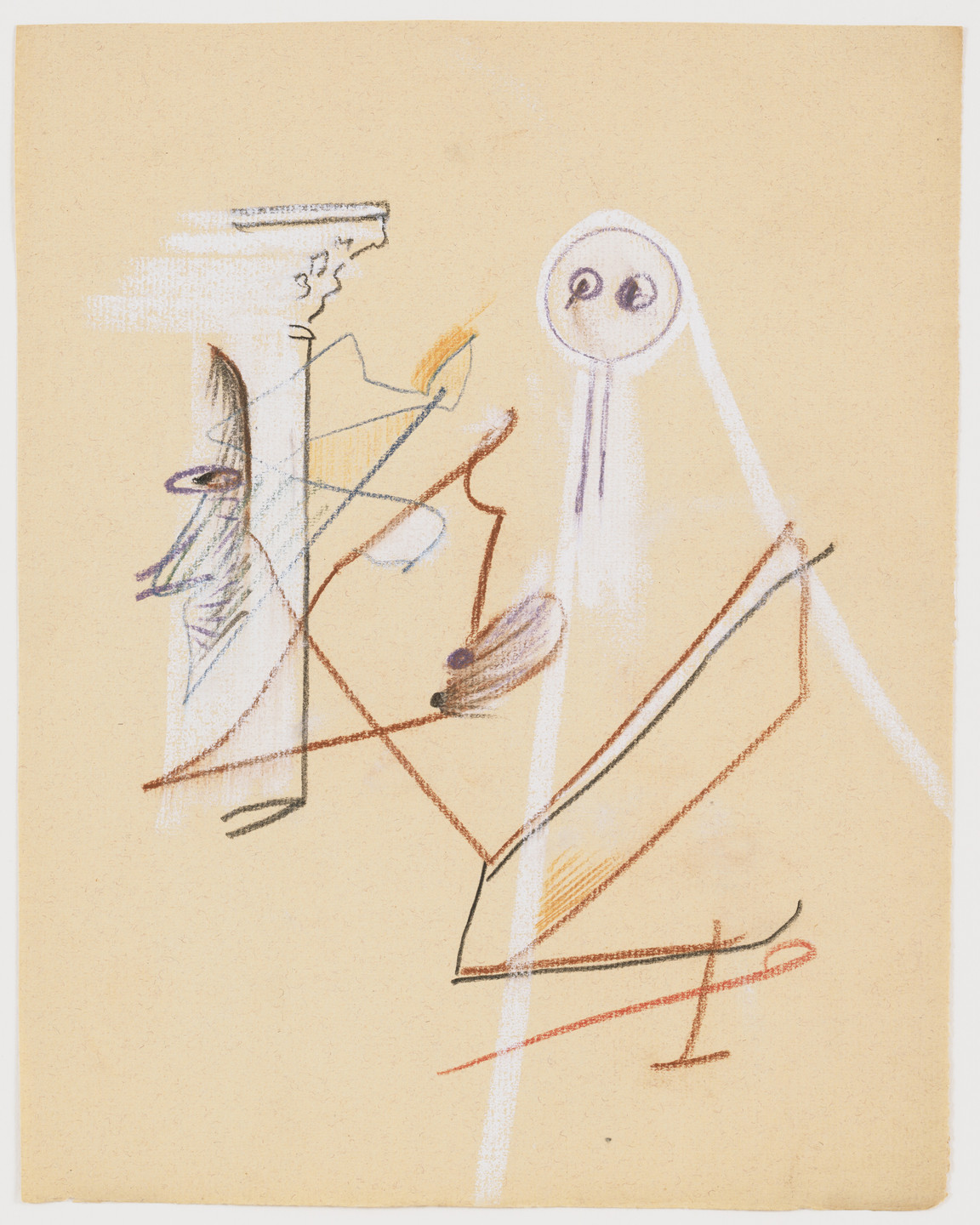 Georges Bataille. Untitled drawing for Soleil vitré. c. 1925