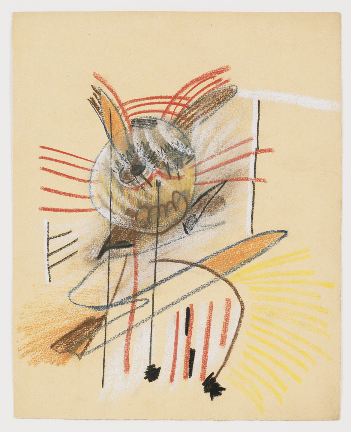 Georges Bataille. Untitled drawing for Soleil vitré. c. 1925
