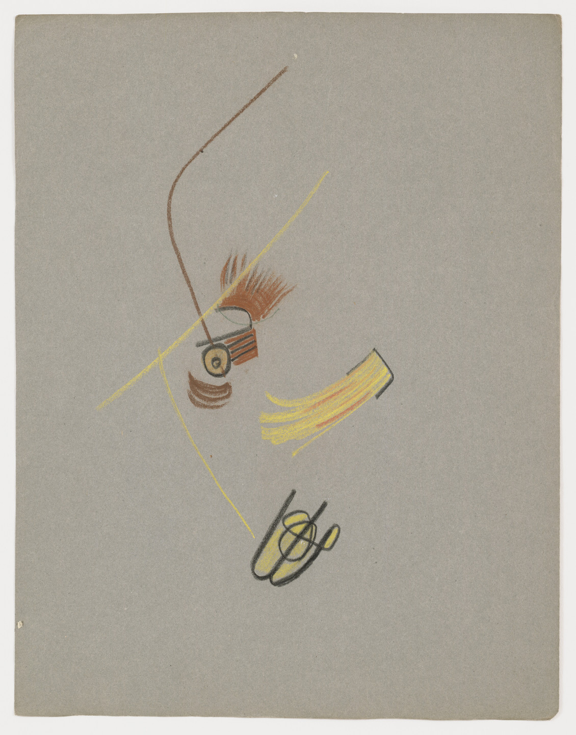 Georges Bataille. Untitled drawing for Soleil vitré. c. 1925