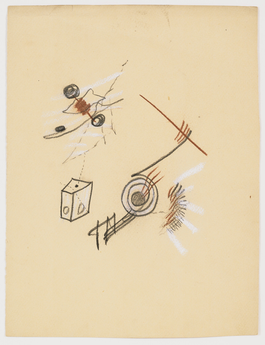 Georges Bataille. Untitled drawing for Soleil vitré. c. 1925