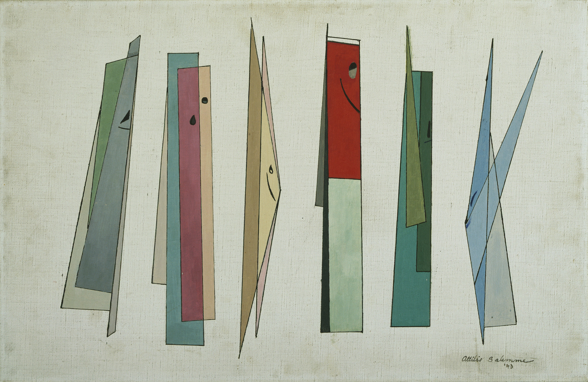 Attilio Salemme. The First Communication. 1943