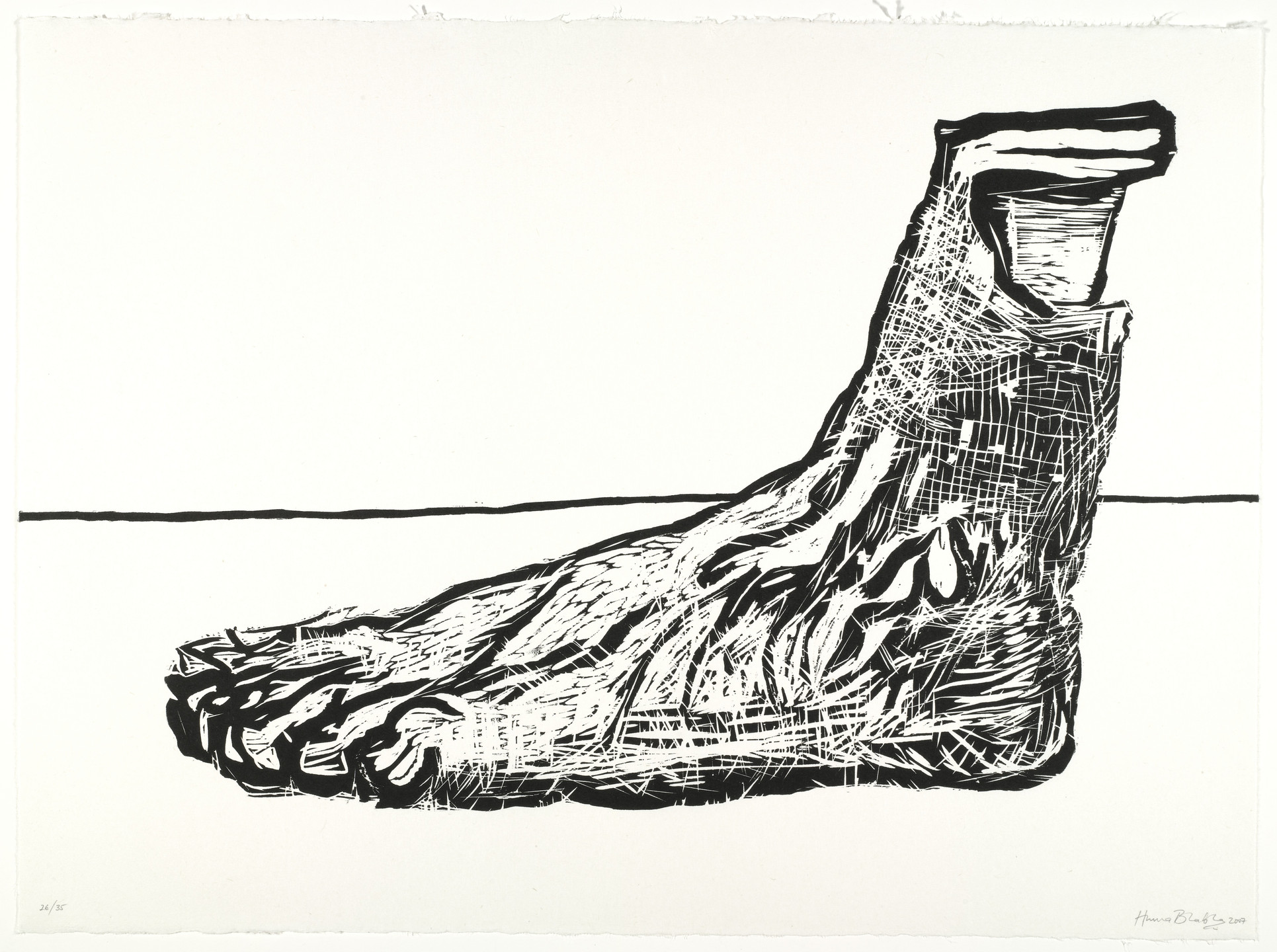 Huma Bhabha. Untitled from Reconstructions. 2007