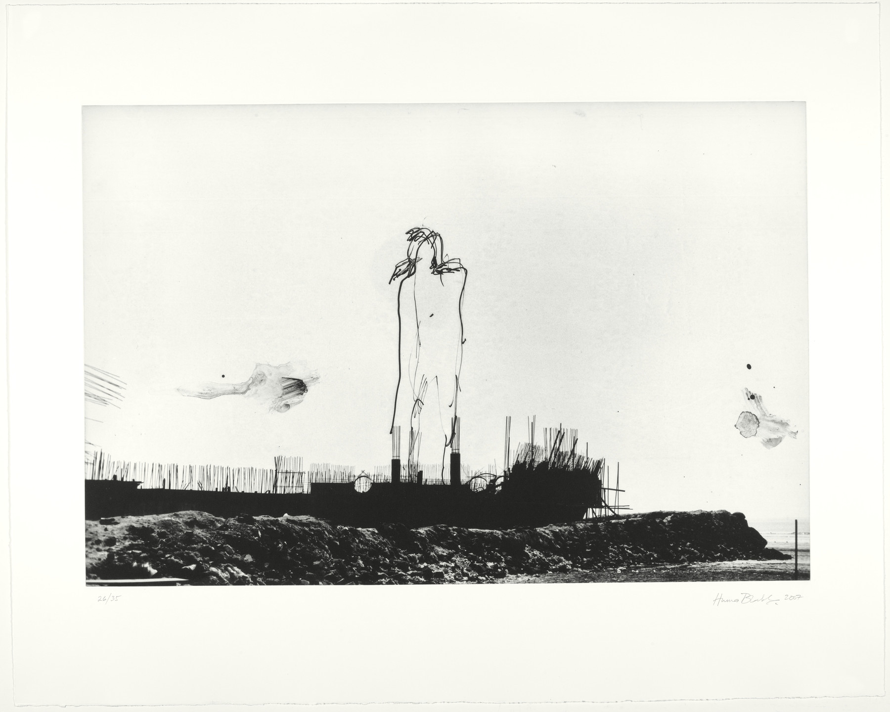 Huma Bhabha. Untitled from Reconstructions. 2007