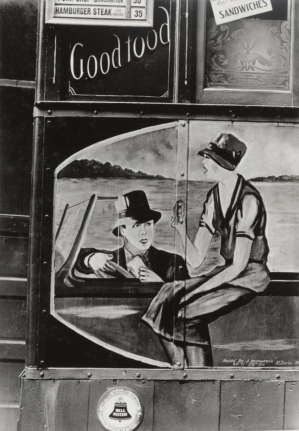Walker Evans. Lunch Wagon Detail, New York. 1931