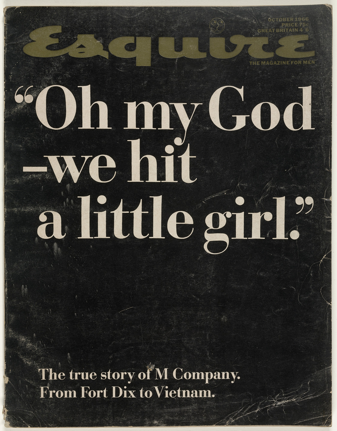 George Lois. Esquire Magazine, Issue no. 395, October 1966. 1966