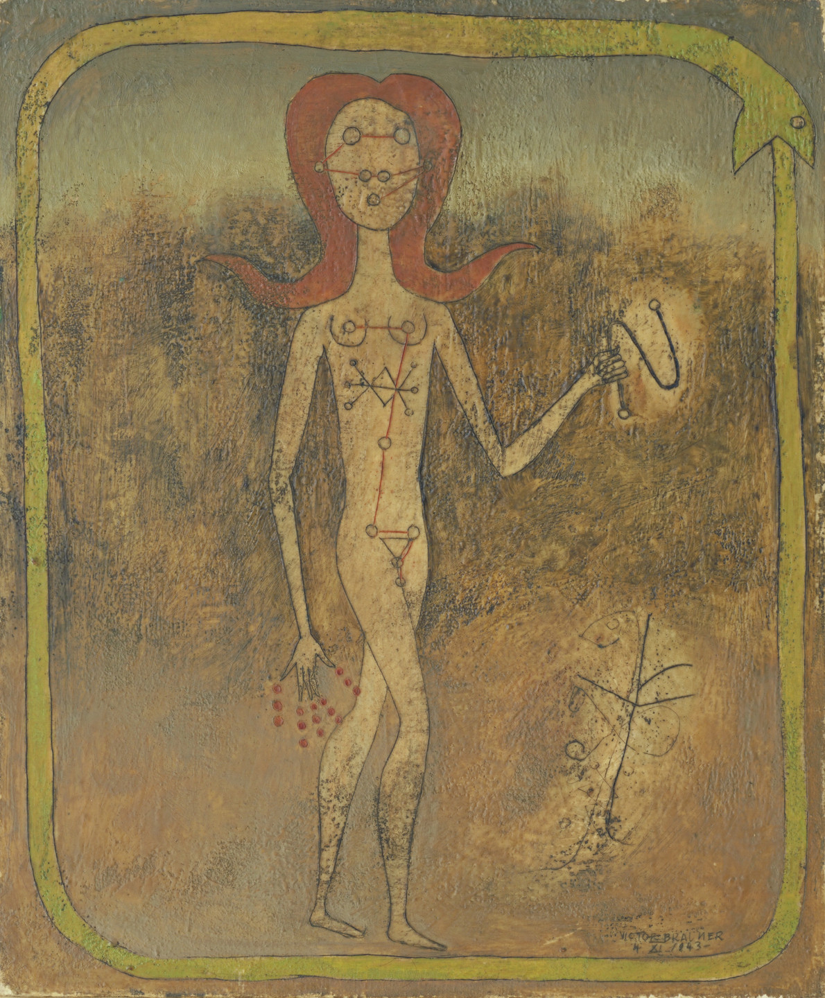 Victor Brauner. The Snake Charmer. November 4, 1943
