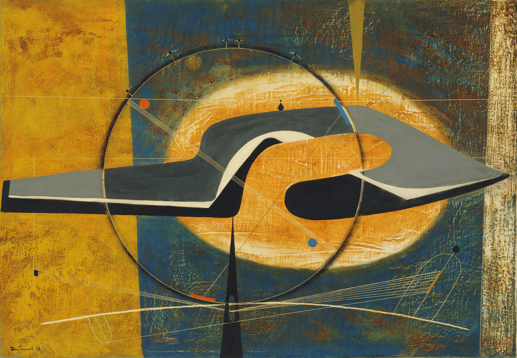 John Tunnard. Fugue. 1938