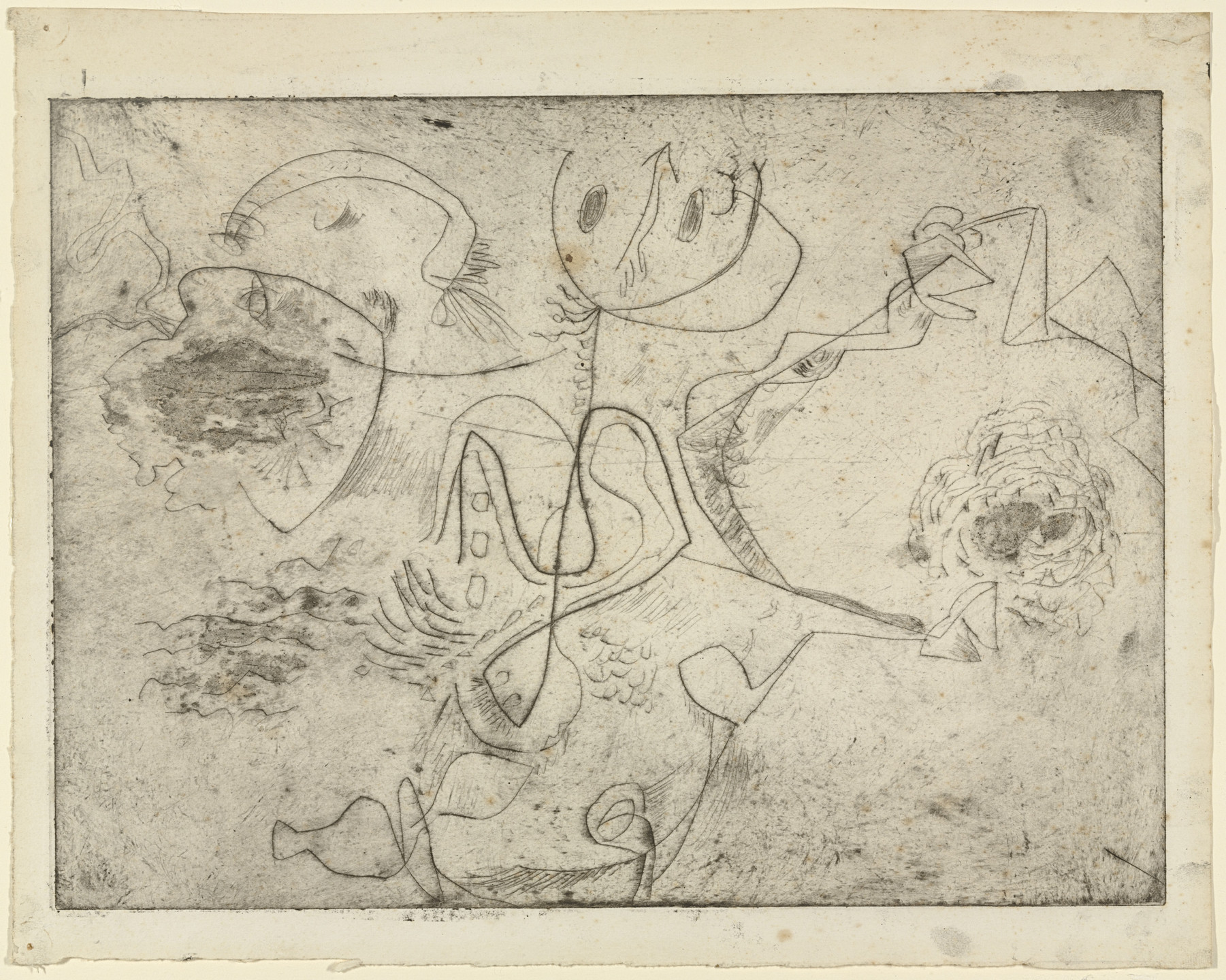 Jackson Pollock. Untitled (5), only state. 1944–1945