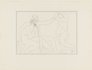 Two Sculptors before a Statue (Deux sculpteurs devant une statue) from the Vollard Suite (Suite Vollard)