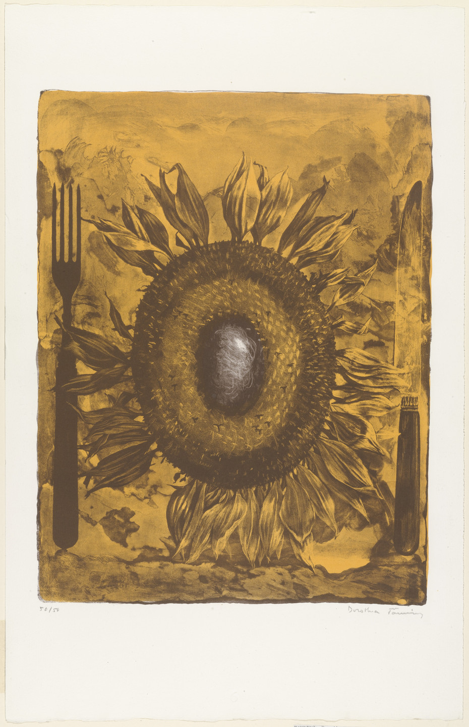 Dorothea Tanning. Sixth Peril (Sixième péril) from The 7 Spectral Perils (Les 7 périls spectraux). 1950