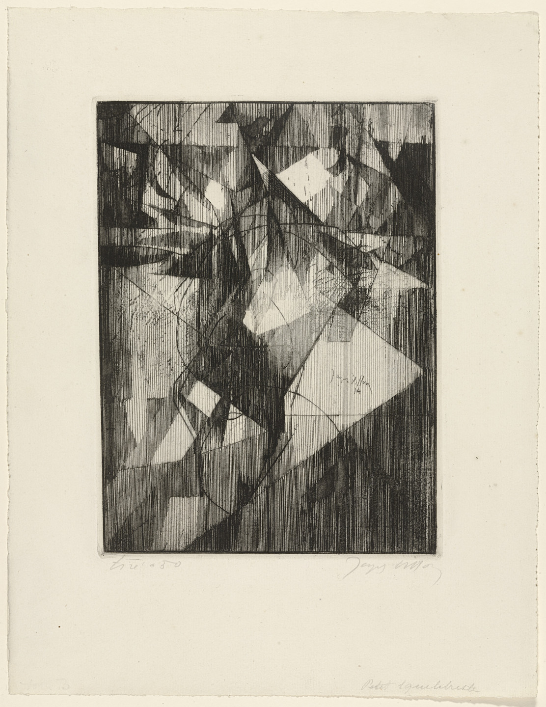 Jacques Villon. The Small Equilibrist (Le Petite équilibriste). 1914